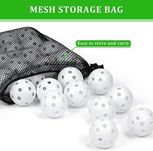 Plastic Golf Balls Practice Limited Flight Golf Training Ball Hollow Swing - Image 4