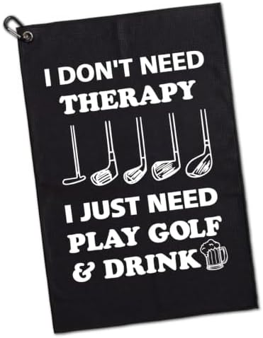 I Don't Need Therapy I Just Need Play Golf Golf Towel by GEYGIE