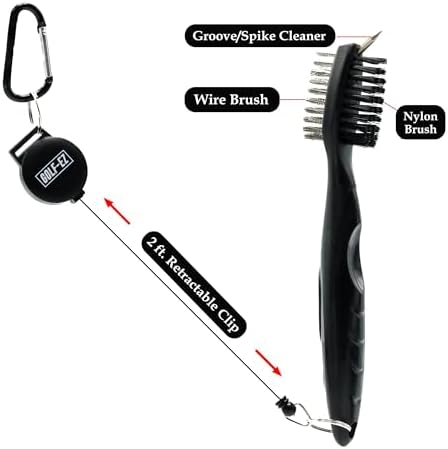 Golf Essentials Kit | Must-Have Accessories – Water Brush, Club Brush, Ball - Image 5