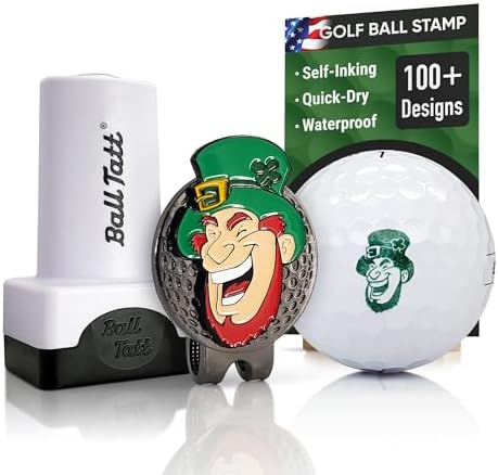 Golf Ball Stamper, Self-Inking Golf Ball Stamp, Custom Golf Ball Marker by BallTatt