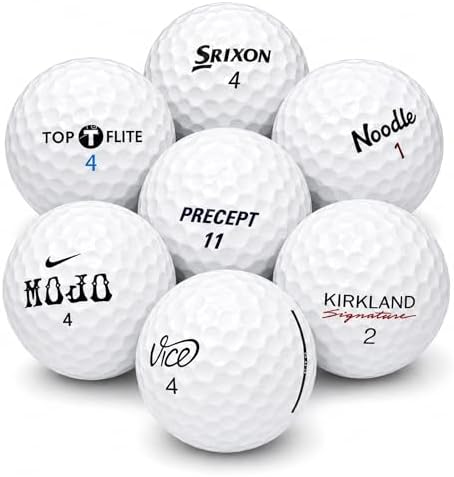 Afford-A-Ball Golf | 50 Pack | Recycled White Golf Balls Mix | Used Assorted by Afford-A-BallGolfBalls