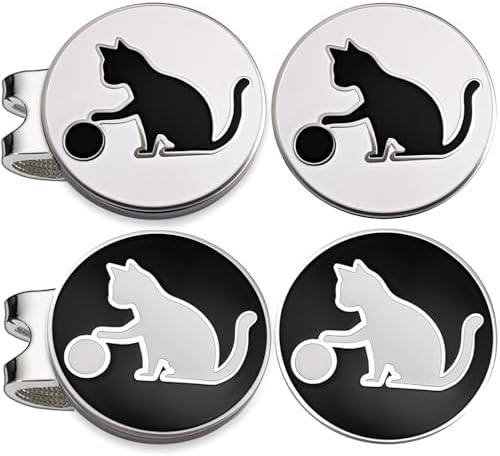 Adhere Golf Ball Markers with Strong Magnetic Hat Clip by Unknown