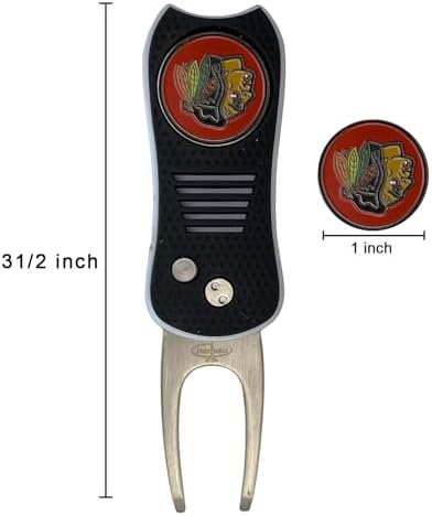 Divot Repair Tool with Double-Sided Removable Magnetic Ball Marker - Image 3