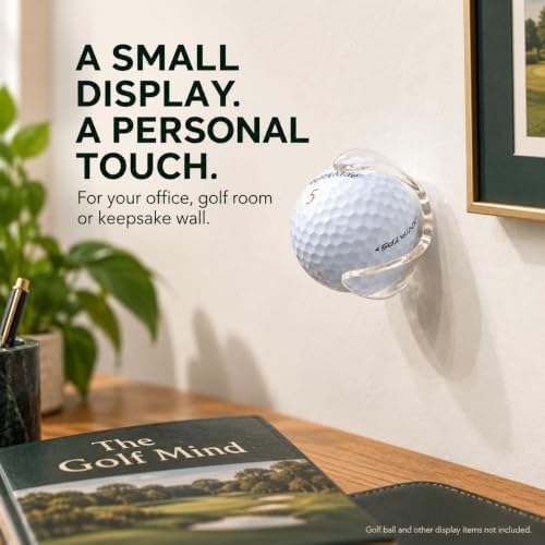 Golf Ball Display Mount, 1 Pack – Clear Acrylic Golf Ball Holder - Image 7
