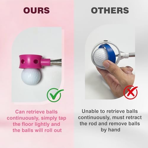 Golf Ball Retriever Telescopic for Water, 9/12/15/20Ft GolfBall Grabber Tool - Image 5