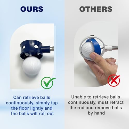 Golf Ball Retriever Telescopic for Water, 9/12/15/20Ft GolfBall Grabber Tool - Image 5