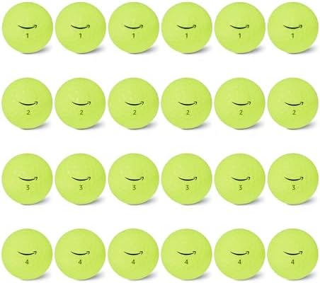 Amazon Basics Core Soft Golf Balls, Low Compression, Side Stamp Alignment by AmazonBasics