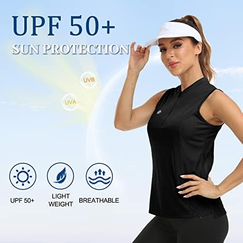Women's Sleeveless Tennis Shirt Golf Shirts - Image 6