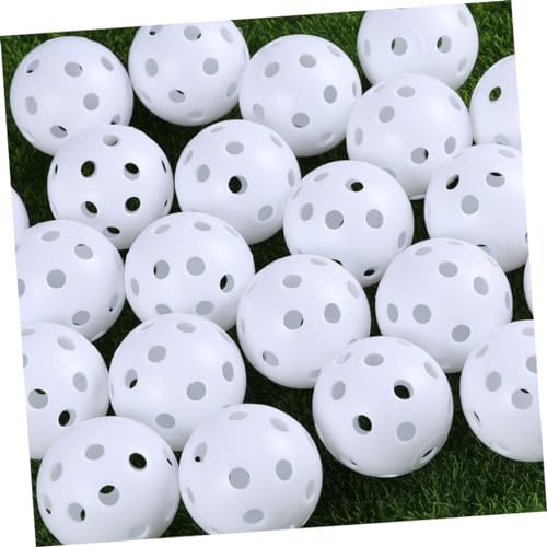 Golf Hollow Training Balls 25pcs Pack Lightweight Plastic White - Image 6