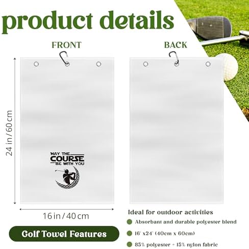 Golf Towel Women, May The Course Be - Image 2