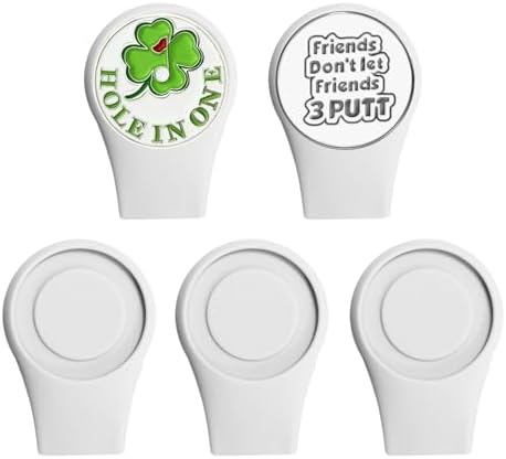 VEASAERS Golf Hat Clip Silicone Holder 5 Pack by AmySport