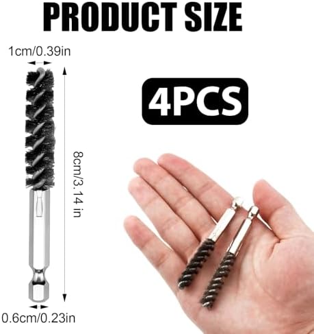 Golf Club Cleaning Brush with Ferrules Tool, Dual Head Stainless Steel Shaft - Image 4