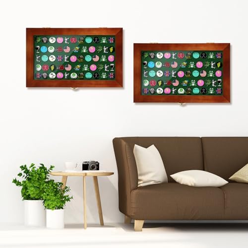 Silipull 40 Golf Ball Marker Display Case Wall Mount, 15.5"x9.5" - Image 4