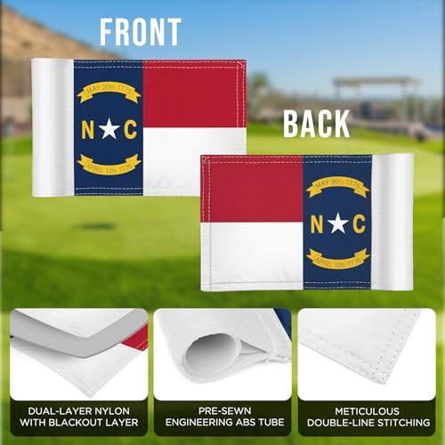 North Carolina State Mini Golf Flag, 6 x 8 in - Image 4