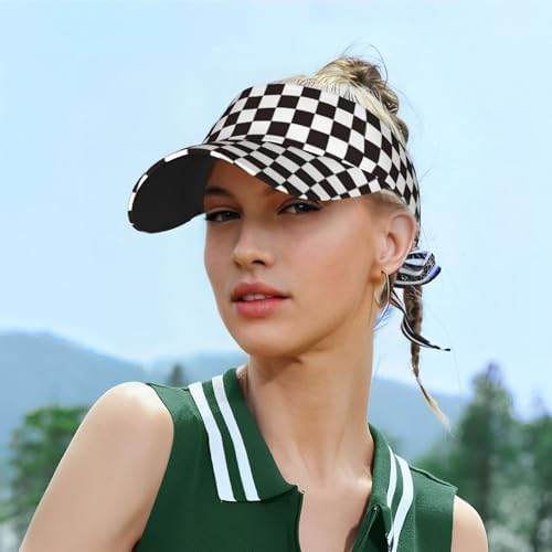 Sports Sun Visor Hats Adjustable Men Women Lightweight Packable Cooling Empty - Image 5