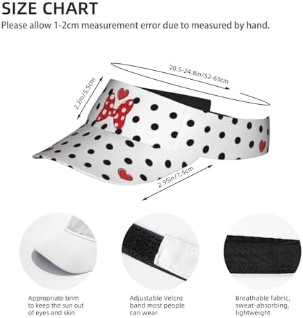 Sports Sun Visor Hats Adjustable Men Women Lightweight Packable Cooling Empty - Image 4