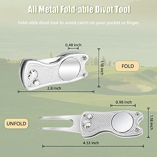 Mile High Life Printed Golf Towel, Brush Tool Kit, Divot Repair Tool, - Image 6