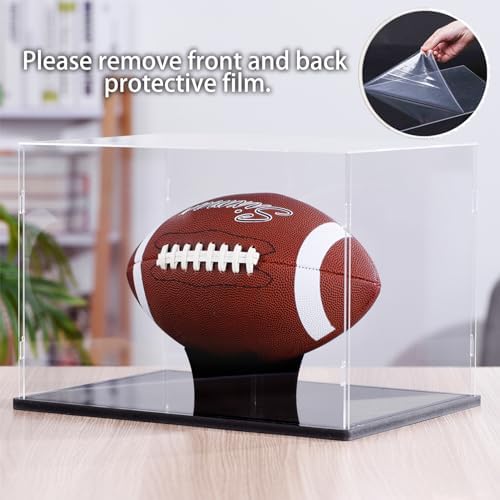 Football Display Case Full Size, Acrylic Clear Box - Image 6