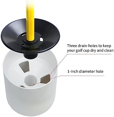 Golf Hole Cup, Accessories for Backyard Practice Putting Green, ABS Plastic - Image 3