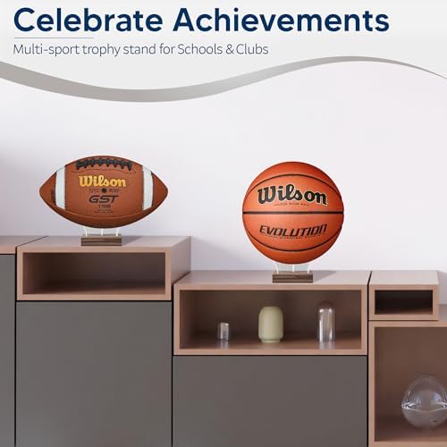 Acrylic Basketball Display Stand - Image 3