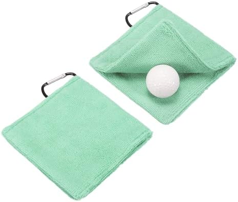 Small Microfiber Golf Towel, Pocket Golf Ball Towel by YELARXI