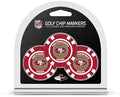 Team Golf NFL Buffalo Bills Golf Chip Ball Markers, Poker Chip Size by TeamGolf