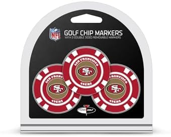Team Golf NFL Buffalo Bills Golf Chip Ball Markers, Poker Chip Size by TeamGolf