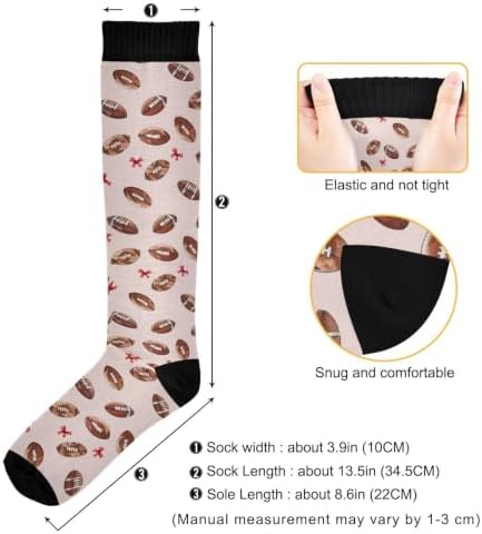 White Baseballs Stitching Compression Sock - Image 2