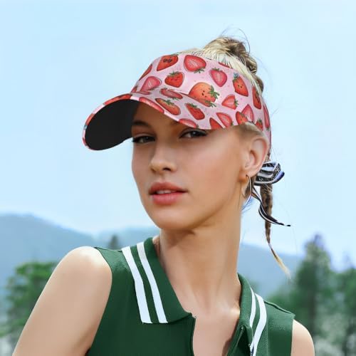 Sports Sun Visor Hats Adjustable Men Women Lightweight Packable Cooling Empty - Image 5