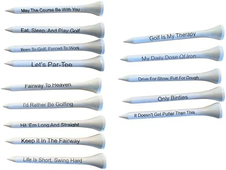 Bamboo Funny Golf Tees for Men and Women by Golf+Tees+Etc