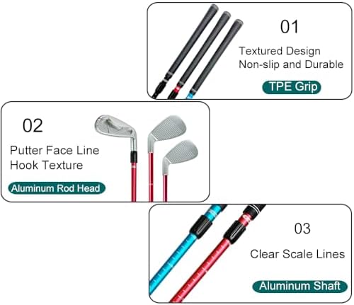 Golf Putters, Two Way Putters for Men Women Adults Right/Left Handed, Mini Club - Image 2