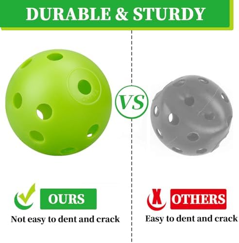 KOFULL Practice Golf Balls, 50 Pack Plastic Golf Balls - Image 4