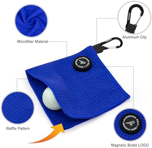Small Magnetic Golf Towel Golf Gifts Golf Accessories - Image 3