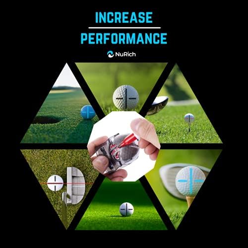 NuRich Golf Ball Line Marker Tool | Golf Ball Putting Alignment Marking Tool | - Image 4