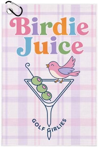 Birdie Juice Waffle Weave Microfiber Golf Towel by Unknown