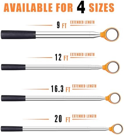 Golf Ball Retriever 9Ft/12Ft/14.5Ft/16.3Ft/20Ft Golf Ball Retriever - Image 6