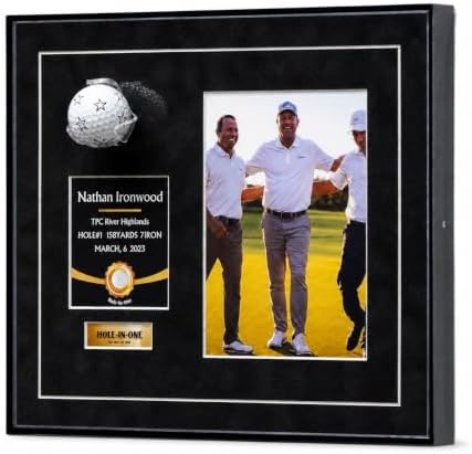 One-Shot Victory Golf Ball Display Frame – Acrylic Case by Unknown