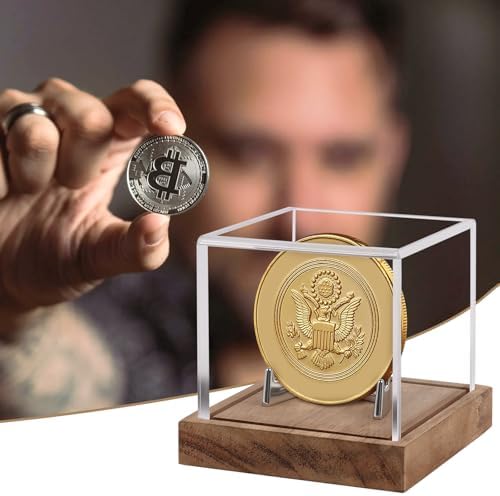 Hooqict Coin Display Case Clear Acrylic Military Challenge Coin Case Display - Image 4