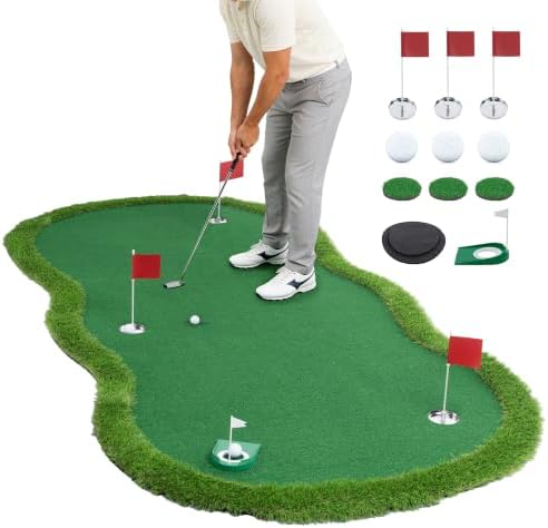 Golf Putting Green, Golf Practice Putting Mat, Professional Large Golf Training by Unknown