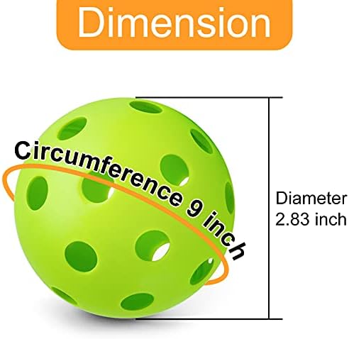 Coopay 24/80 Pack Practice Baseball SoftBalls Plastic Training Balls - Image 2
