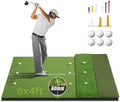 6x4ft Premium Golf Hitting Mat Dual/Tri-Turf by MakingSportsMoreConvenien