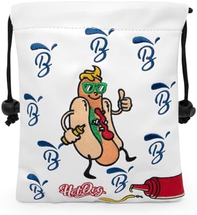 Golf Valuables Pouch, Hot Dog Golf Pouch Bag by BAIRBREGOLF