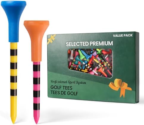 FINGER TEN Unbreakable Plastic Golf Tees by FINGERTENSport