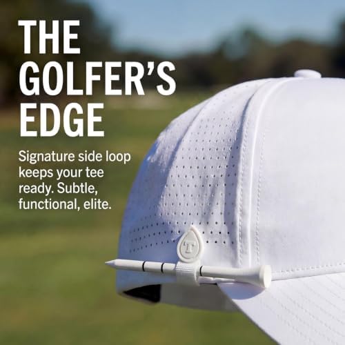 TOP-EX Men's Performance Snapback Hat, Water-Resistant, Breathable Golf Cap - Image 3