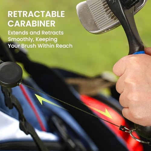 FINGER TEN Retractable Golf Club Cleaner Brush - Image 5