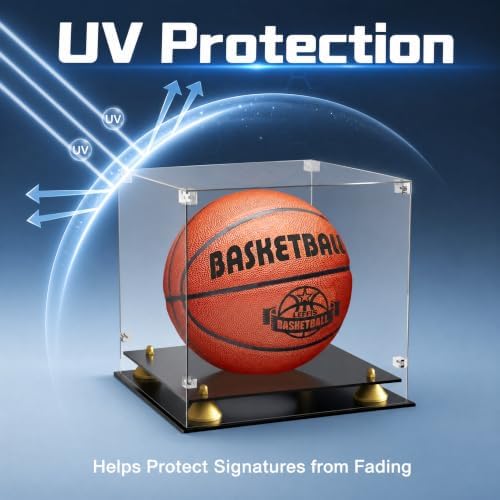 Basketball Display Case UV Protected Acrylic Showcase - Image 5