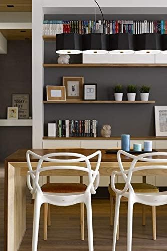 2xhome Modern Dining Chair | Stackable Indoor or Outdoor Entangled Side Chair | - Image 6