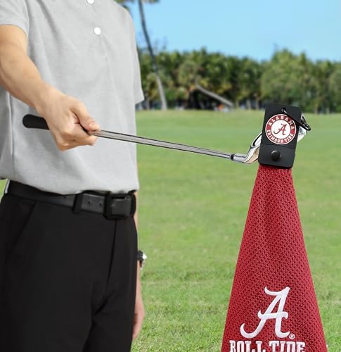 Magnetic Golf Towel Alabama University - Image 6
