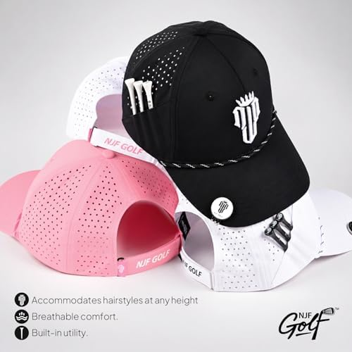NJF Golf Hat for Women, Breathable Golfing Cap - Image 2