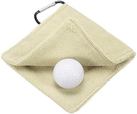 Small Microfiber Golf Towel, Pocket Golf Ball Towel by YELARXI